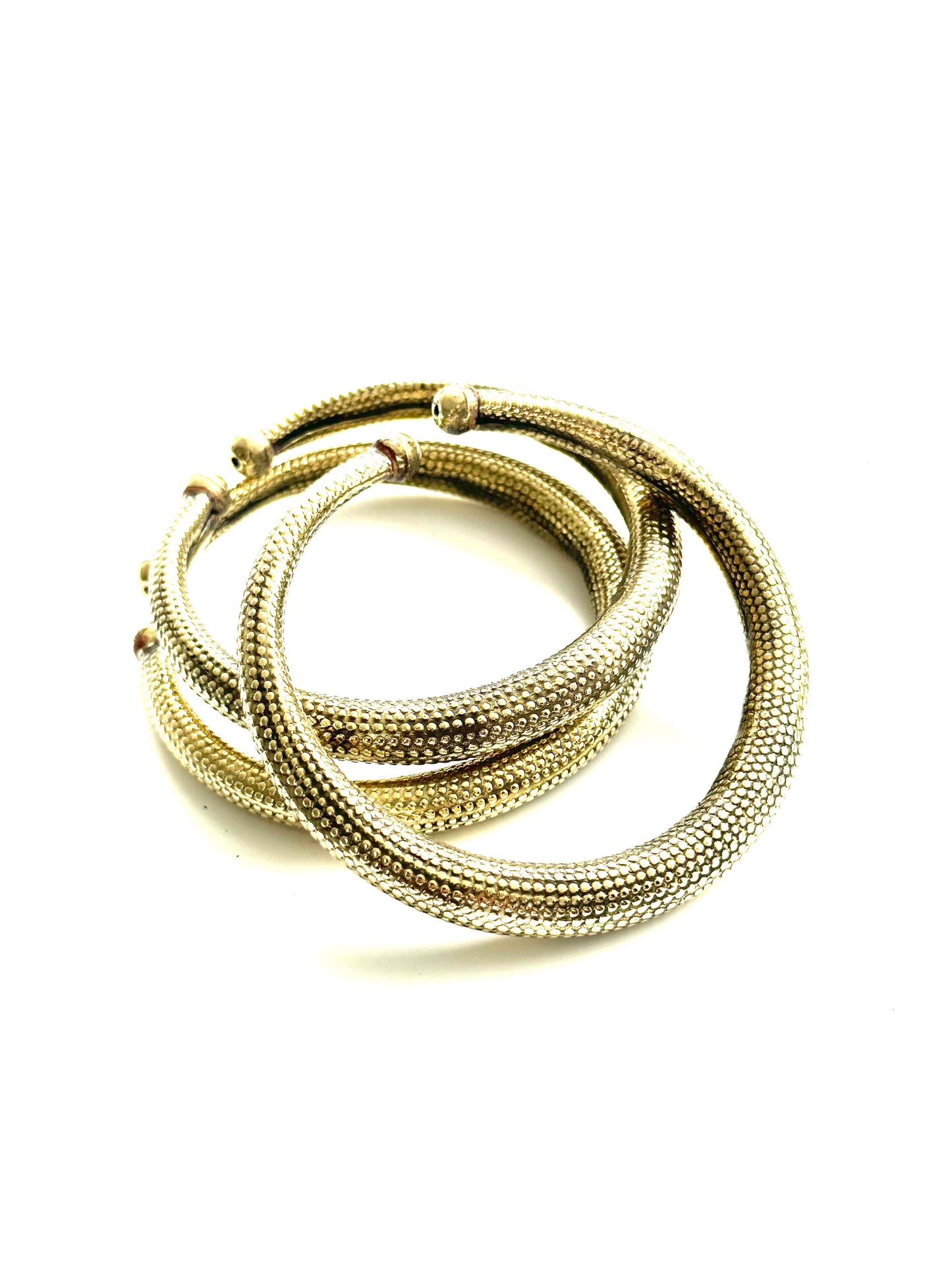 Vintage Etched Brass Cuff